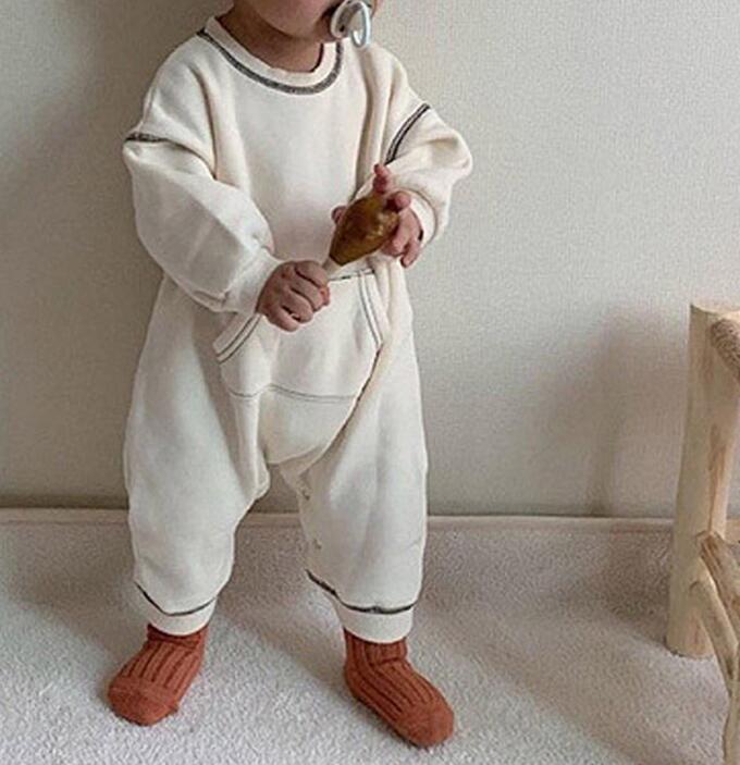 2023★春秋新作★韓国風子供服★ロンパース★2色66-90CM