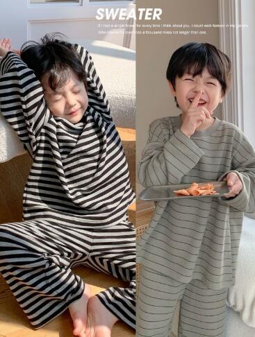 2023秋冬★子供服　トップス+ズボン　部屋着セット★90-150cm★2色