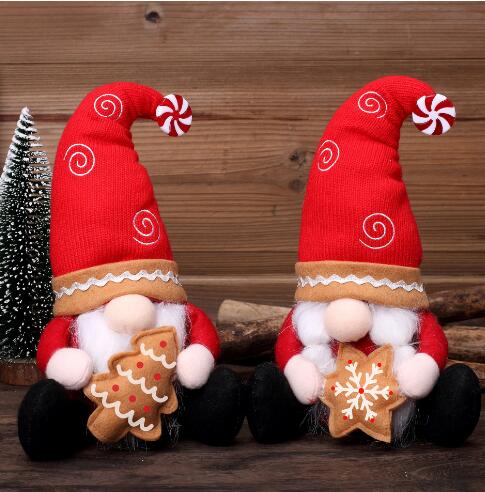 ★可愛いデコレーション人形飾り　クリスマス装飾品★ぬいぐるみ★