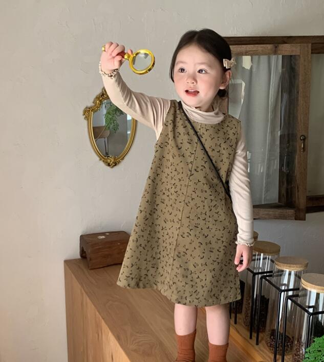 2023秋新品★子供服　ワンピース★90-140cm★