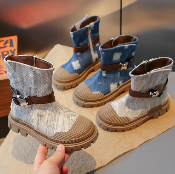 「2023秋」靴★子供靴★シューズ★キッズ★男女兼用★ショートブーツ★2色★26-36#