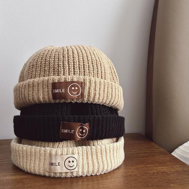 「2023秋冬」子供用★帽子★キッズ★ニット帽子★韓国風★男女兼用★暖かい★防寒★3色