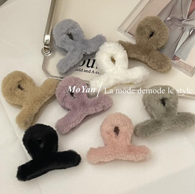 髪飾り★まとめ髪用★ヘアアクセサリー★レディース★ヘアピン★ヘアクリップ★ふわふわ★多色