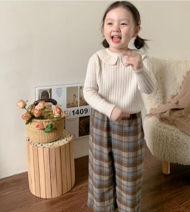 2023秋冬新作W★子供服　トップス&裏起毛付きズボン分けて★80-140cm★