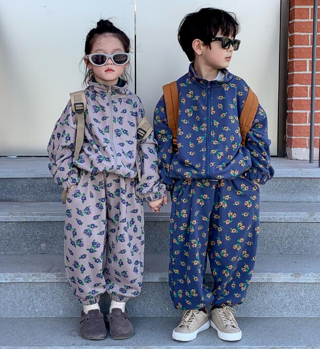 2023★春秋新作★韓国風子供服★トップス+ズボン2セット★2色90-150CM