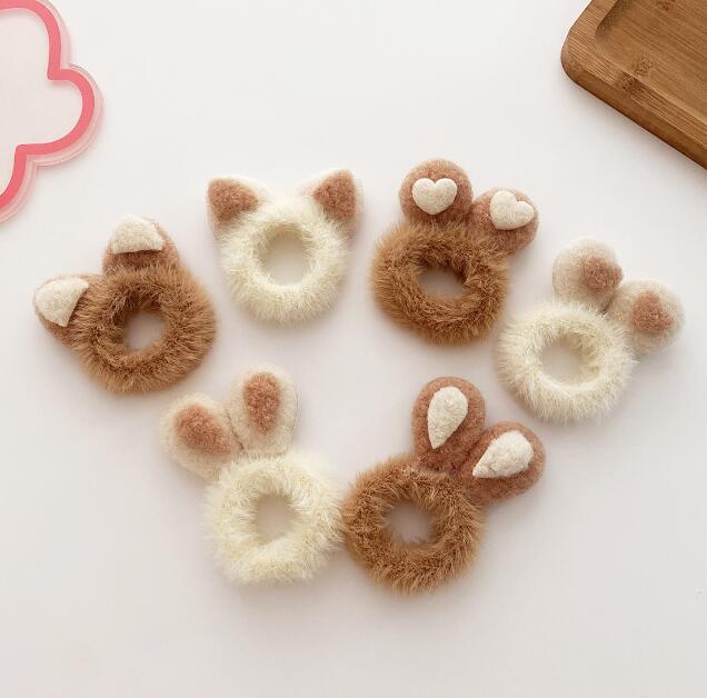 髪飾り★まとめ髪用★ヘアアクセサリー★子供用★キッズ★ヘアゴム★2枚入り★可愛い★多色