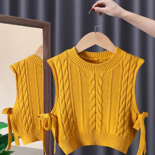 子供服★チョッキ★ベスト★ニット★トップス★韓国風子供服★キッズ女の子★80-130CM