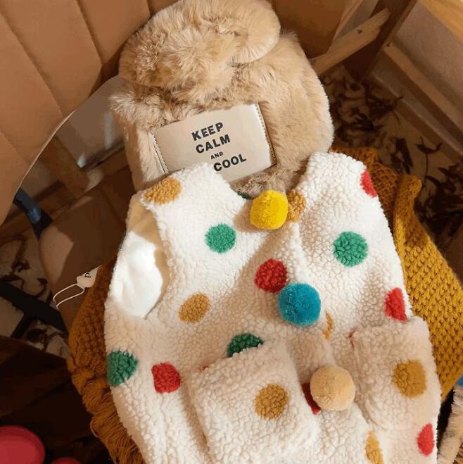 子供服★厚手★チョッキ★ベスト★トップス★韓国風子供服★キッズ女の子★80-130CM