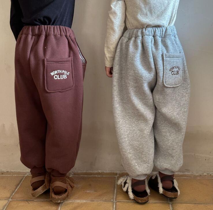 2023秋冬新作★子供服　厚手ズボン★80-150cm★2色