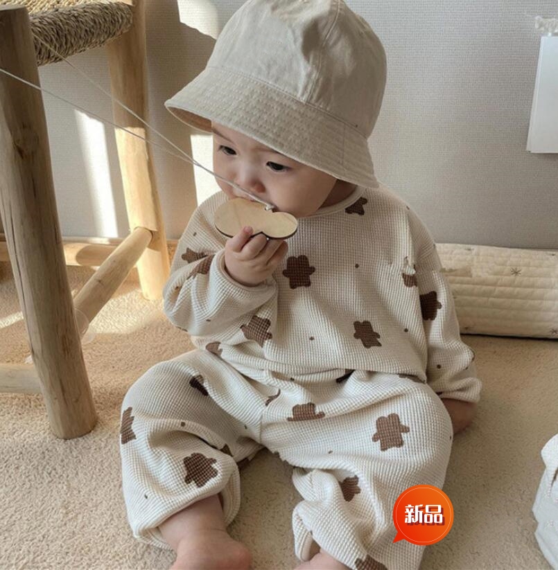 2023★春秋新作★韓国風子供服★トップス+ズボン2セット★2色80-120CM