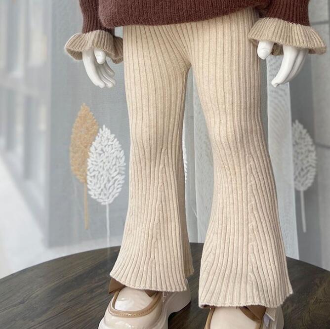 子供服★ズボン★ニットパンツ★ボトムス★韓国風子供服★キッズ女の子★2色★80-130CM