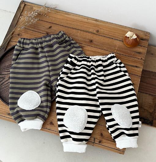 子供服★ズボン★ボトムス★裏起毛★韓国風子供服★男女兼用★ベビー★2色★66-100CM