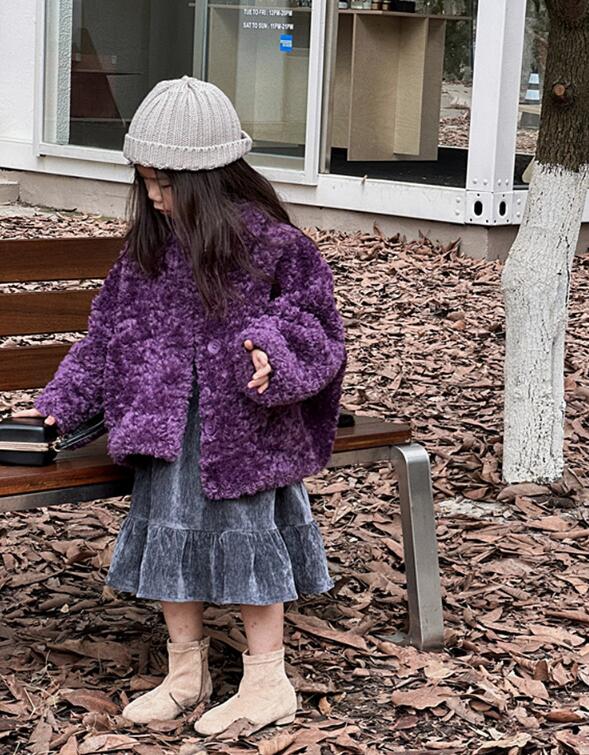 2023秋冬★子供服　スカート&カーディガン★90-150cm★