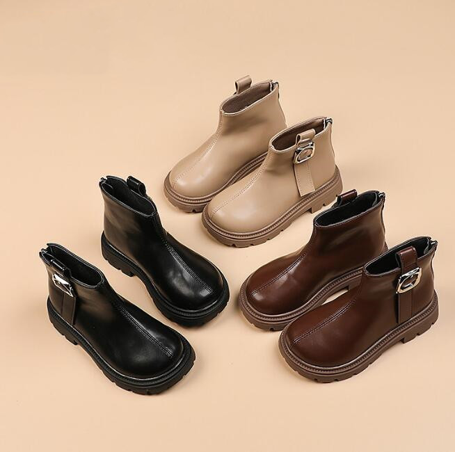 靴★子供靴★シューズ★キッズ女の子★ショートブーツ★3色★23-36#