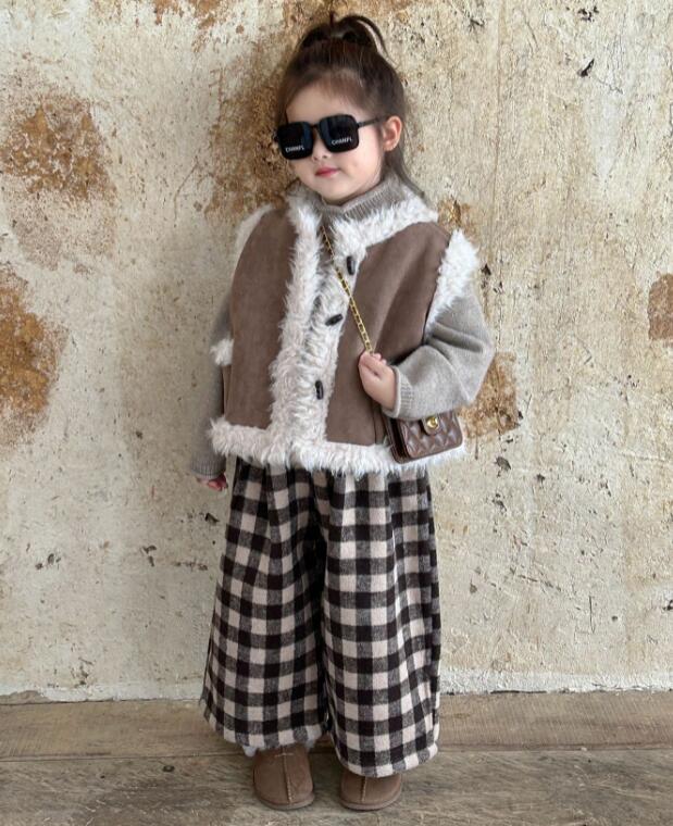 2023秋冬★子供服　セーター&ズボン&ベストコート分けて販売★90-140cm★