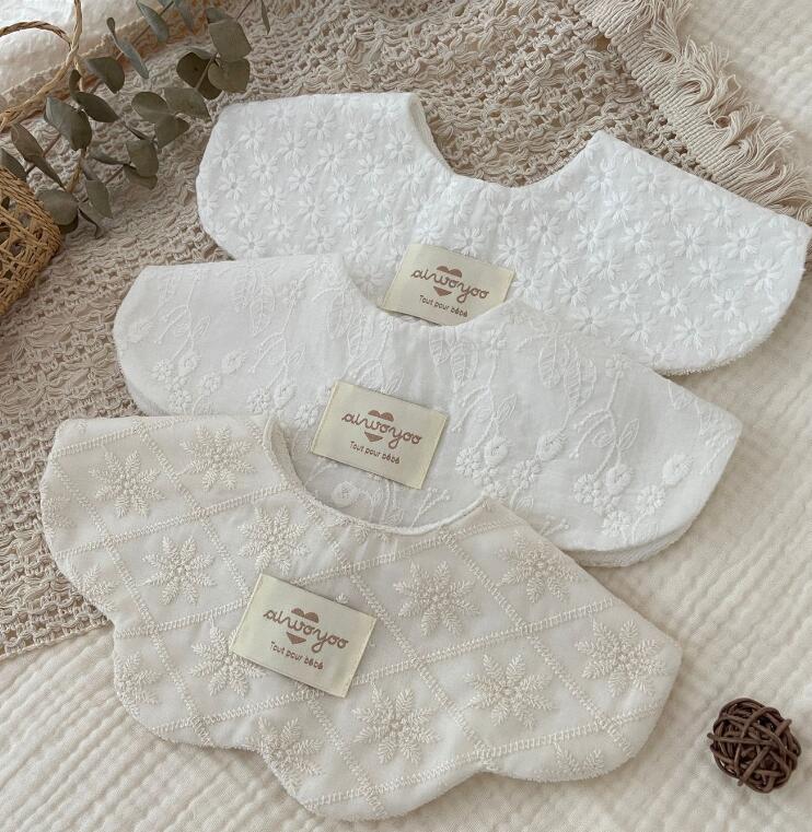 新登場★ベビー涎掛け★棉質　3種★食事用★