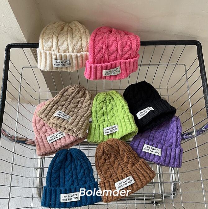 2023秋冬新品★子供用★帽子　ニットハット★9色選べ