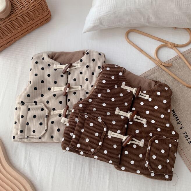 子供服★トップス★チョッキ★ベスト★韓国風子供服★キッズ★男女兼用★2色★73-120CM