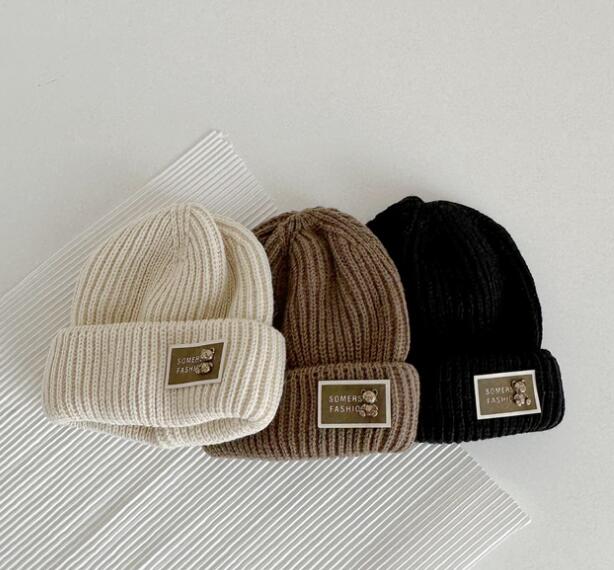 2023秋冬新品★子供用★帽子　ニットハット★8色選べ