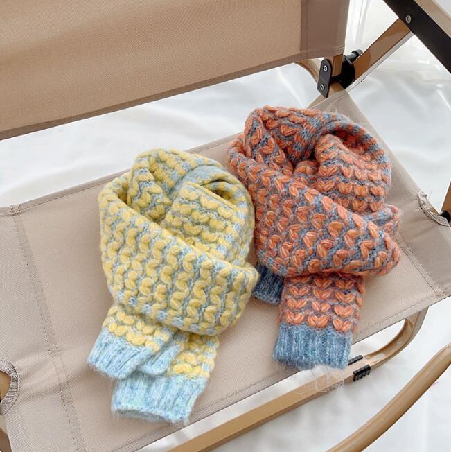 子供用★マフラー★防寒★襟巻き★スカーフ★キッズ★男女兼用★暖かい★6色