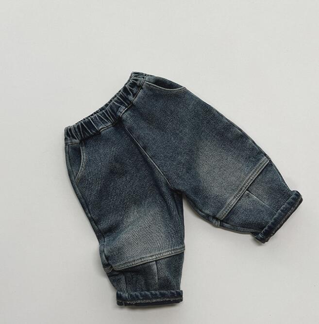 子供服★ズボン★ジーンズ★裏起毛★韓国風子供服★キッズ★男女兼用★80-130CM