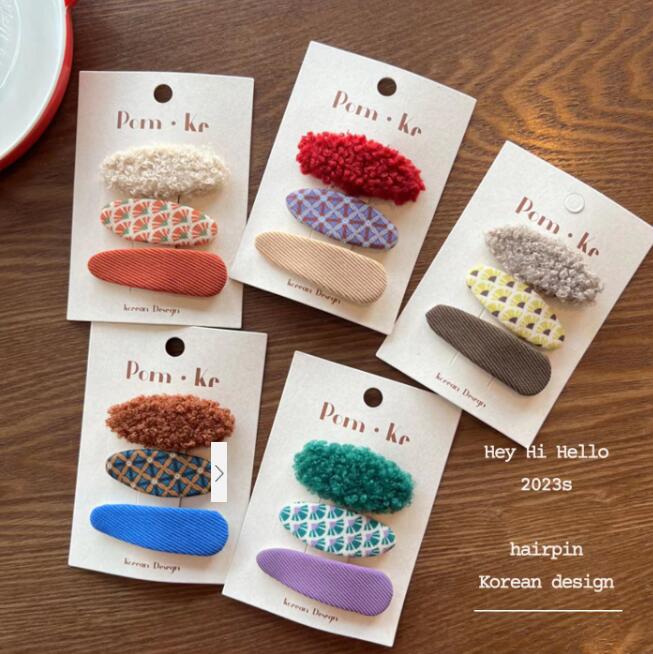 髪飾り★まとめ髪用★ヘアアクセサリー★子供用★ヘアピン★3枚入り★可愛い★多色