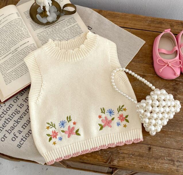 子供服★トップス★ニット★チョッキ★ベスト★韓国風子供服★ベビー★66-100CM