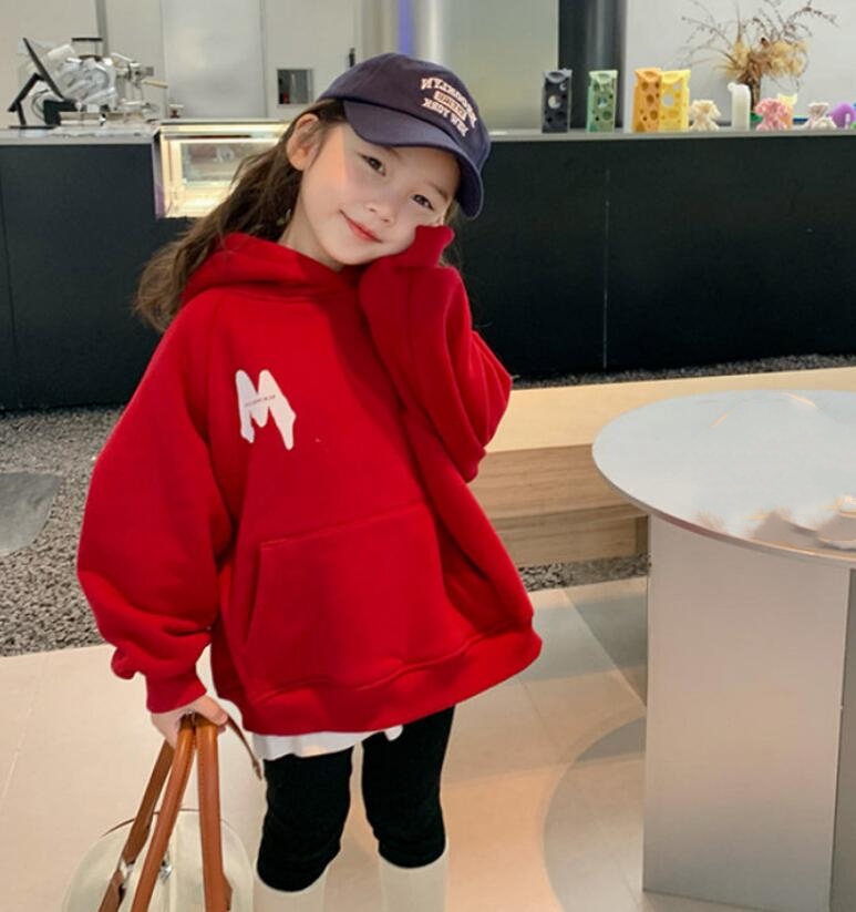 2023★秋冬新作★韓国風子供服★パーカー★厚手★7-15