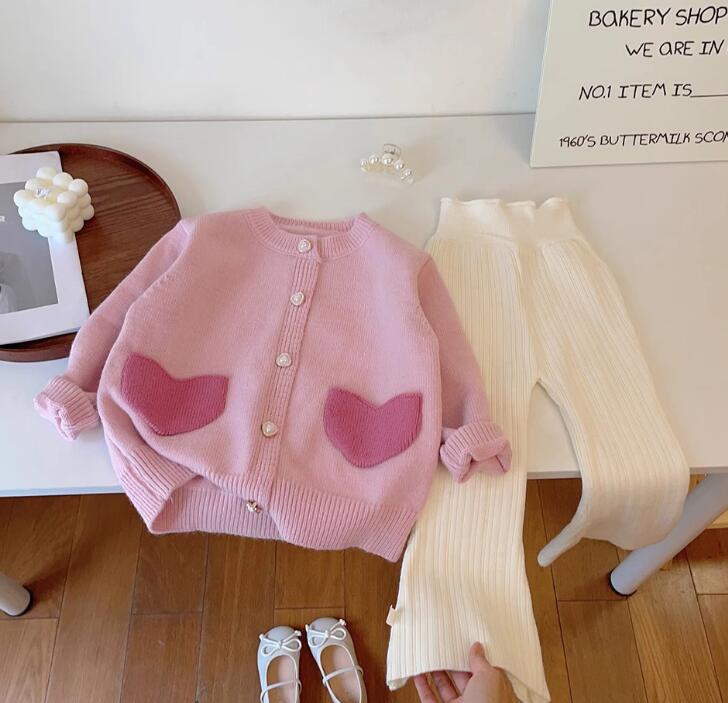2023秋冬★子供服　カーディガン&ニットズボン分けて販売★90-140cm★