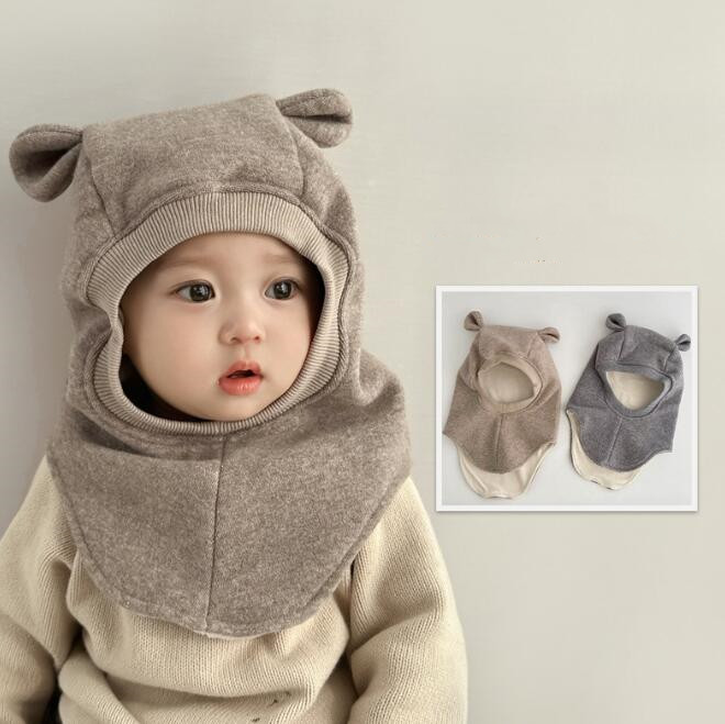 子供用★帽子★べビー★男女兼用★暖かい★耳カバー★防寒★可愛い★2色