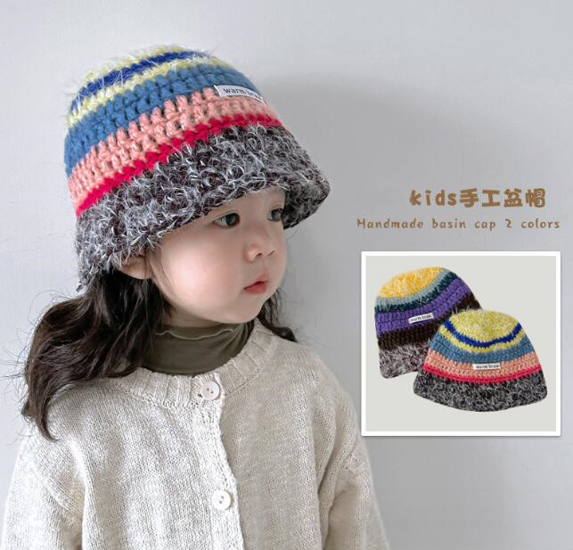 2023冬★子供用★帽子　ニット　ハット★2色選べ