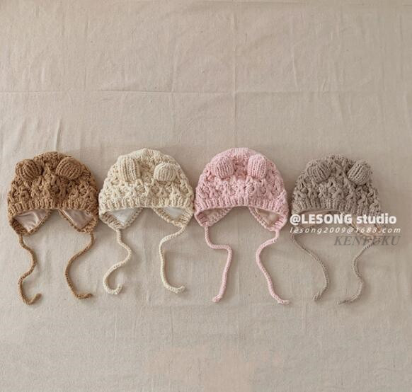 2023秋冬新品★子供用★帽子　ニットハット★5色選べ