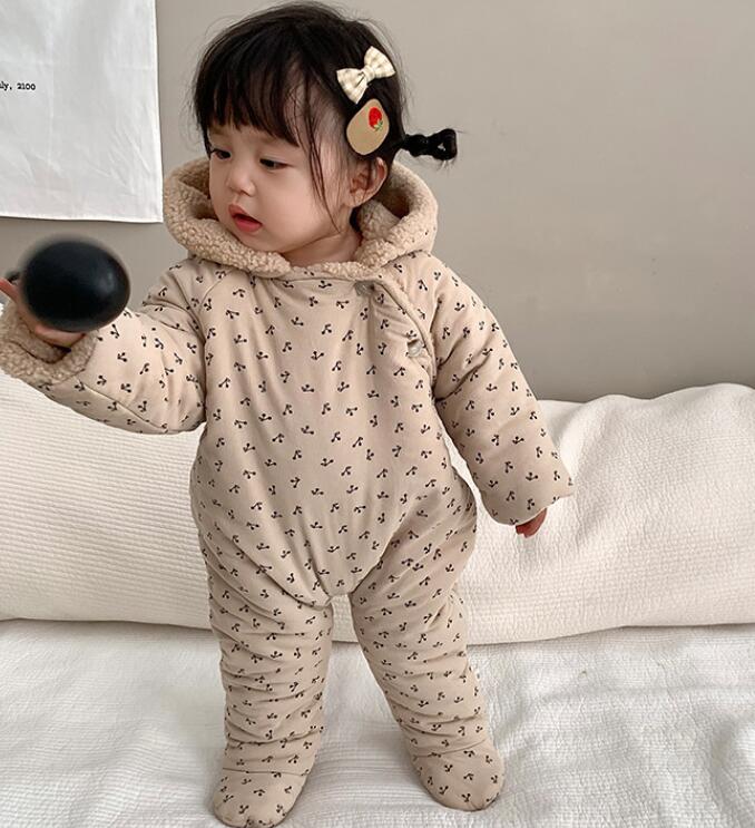 2023冬★ベビー服★厚手連体服★66-90cm★