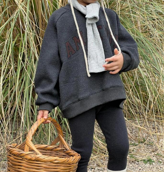 2023★秋冬新作★韓国風子供服★トレーナー★裏起毛★80-140CM