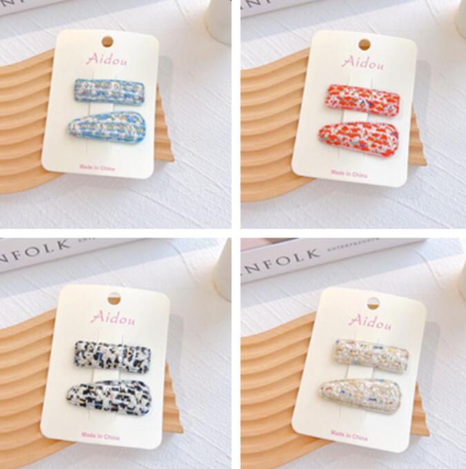 髪飾り★まとめ髪用★ヘアアクセサリー★子供用★キッズ★ヘアピン★2枚入り★多色