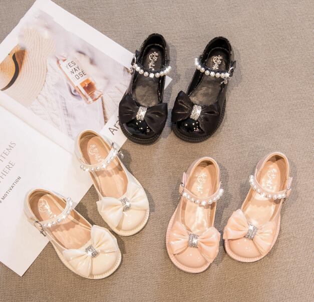 子供靴★シューズ★キッズ靴★靴★キッズ女の子★蝶結び★3色★26-36#