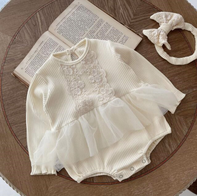 子供服★ロンパース+ヘアバンド★連体服★韓国風子供服★ベビー★可愛い★66-100CM