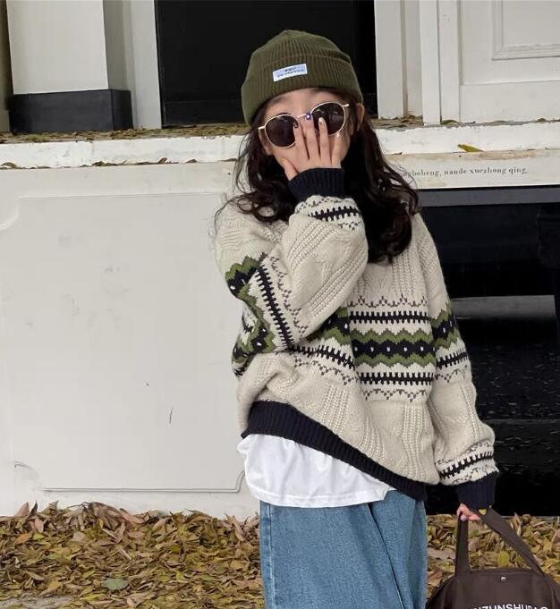 2023★秋冬新作★韓国風子供服★セーター★120-170CM