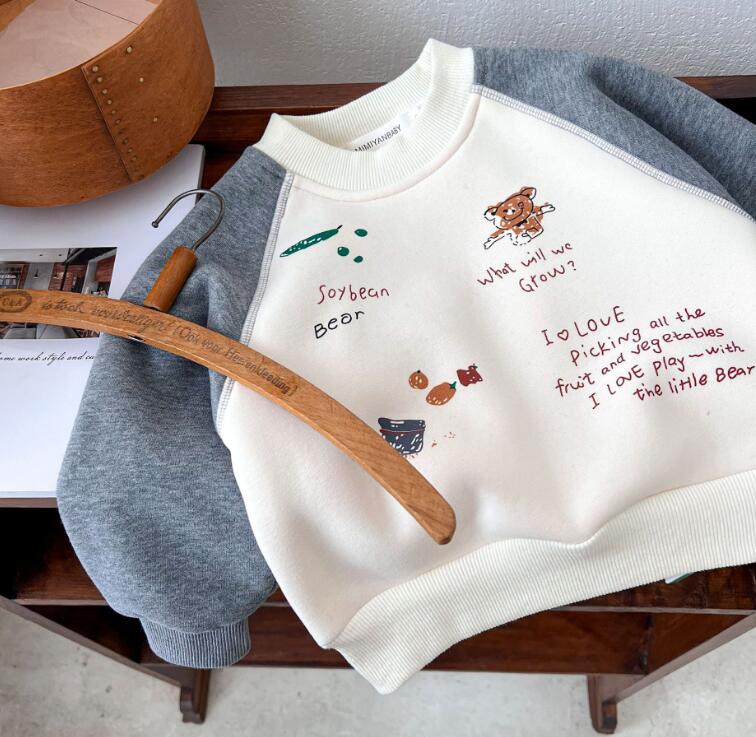 2023秋冬★子供服　裏起毛付きトップス★80-140cm★