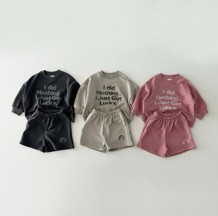 2023★春秋新作★韓国風子供服★トップス+ズボン2セット★3色80-130CM