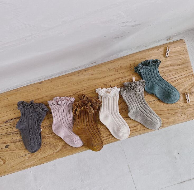 2024★春秋新作★ソックス★キッズ靴下★6色S-L