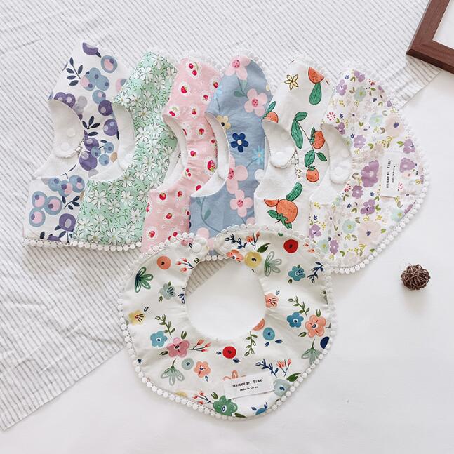 よだれかけ★子供用★涎掛け★ベビー向け★赤ちゃん用★可愛い★花柄★12色