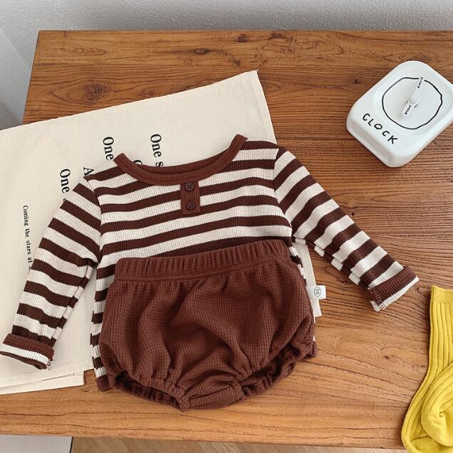 子供服★トップス+パンツ★長袖★韓国風子供服★セットアップ★ベビー★可愛い★66-90CM