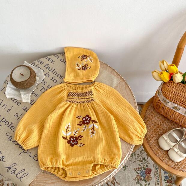 子供服★ロンパース+帽子★連体服★韓国風子供服★ベビー★可愛い★66-90CM