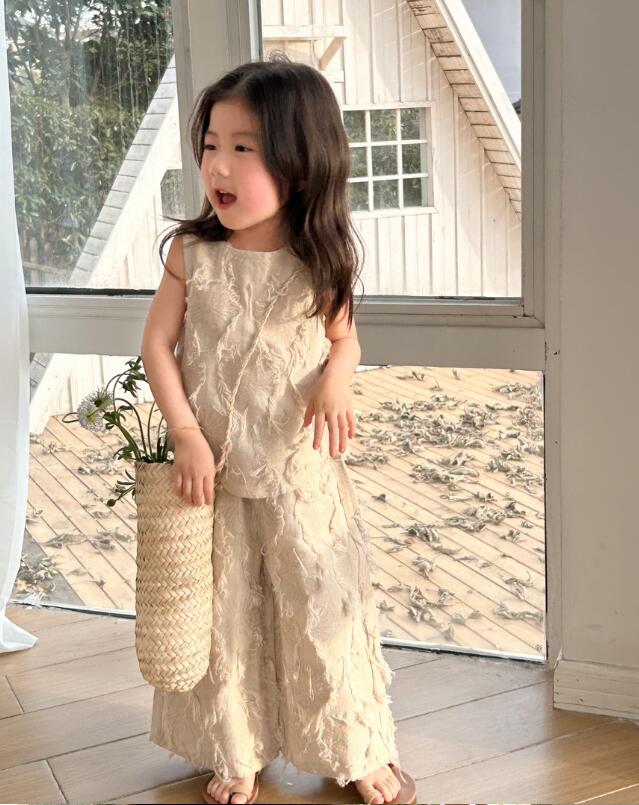 2024年新品★子供服 　トップス+ズボン　セットアップ★90-140cm★