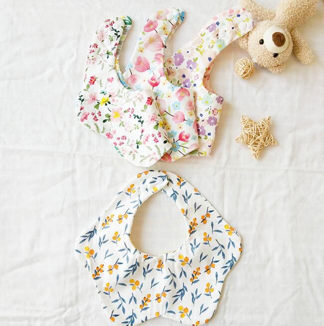 よだれかけ★子供用★涎掛け★ベビー向け★赤ちゃん用★可愛い★花柄★12色