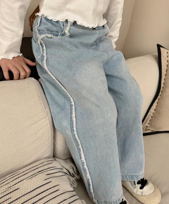 2024★春秋新作★韓国風子供服★ジーンズ★90-150CM