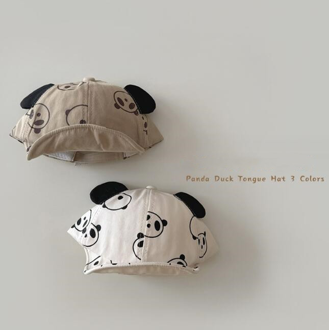 「2024」子供用★帽子★キャップ★野球帽★ベビー★キッズ★パンダ★可愛い★3色