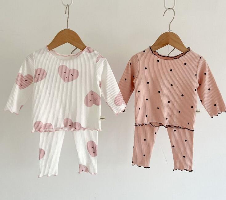 2024春秋新品★子供服　トップス+ズボン　部屋着セット★80-130cm★2色