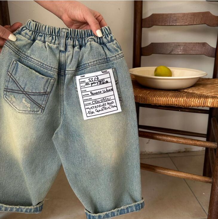 2024年新品★子供服 　デニムズボン★90-140cm★